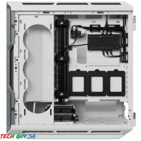 Corsair iCUE 5000T RGB Tempered Glass Mid-Tower ATX PC Case – White - Image 4