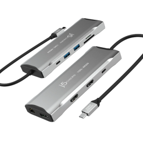 J5Create  JCD397 4K60 Elite USB-C Triple-Monitor 10Gbps Mini Dock - Image 2