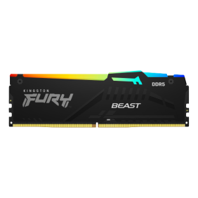 Kingston FURY Beast Black RGB XMP 64GB (2x32GB) DDR5 6400MT/s CL32 - KF564C32BBAK2-64 - Image 2