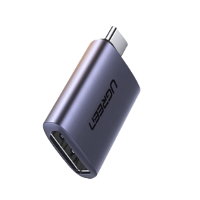 UGREEN USBC MALE TO DISPLAYPORT FEMALE 4K@60HZ COMPACT ADAPTER - GREY