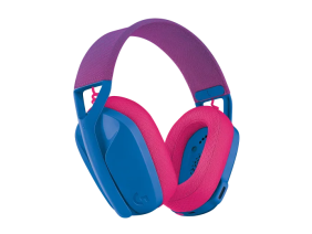 Logitech G435 LIGHTSPEED Wireless Gaming Headset - Blue and Raspberry