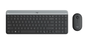 Logitech Slim Wireless Keyboard and Mouse Combo MK470 – Graphite