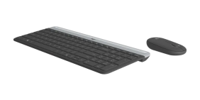 Logitech Slim Wireless Keyboard and Mouse Combo MK470 – Graphite - Image 2
