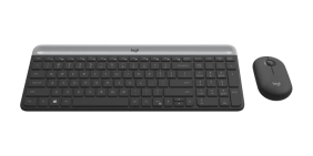 Logitech Slim Wireless Keyboard and Mouse Combo MK470 – Graphite - Image 3
