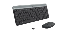 Logitech Slim Wireless Keyboard and Mouse Combo MK470 – Graphite - Image 4