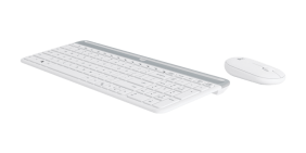 Logitech Slim Wireless Keyboard and Mouse Combo MK470 – Off-White - Image 2