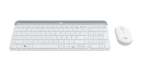 Logitech Slim Wireless Keyboard and Mouse Combo MK470 – Off-White - Image 3