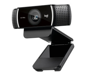 Logitech Webcam C922 HD Pro Webcam USB Full HD 10MP Carl Zeiss Lens 20 step autofocus Microphone incl Tripod