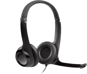 Logitech Headset H390 Black USB Stereo