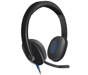 Logitech Headset H540 USB Headset Laser Tuned Drivers Comfortable Padding On Ear Audio Controls Plug & Play
