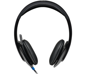 Logitech Headset H540 USB Headset Laser Tuned Drivers Comfortable Padding On Ear Audio Controls Plug & Play - Image 2