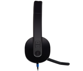 Logitech Headset H540 USB Headset Laser Tuned Drivers Comfortable Padding On Ear Audio Controls Plug & Play - Image 3