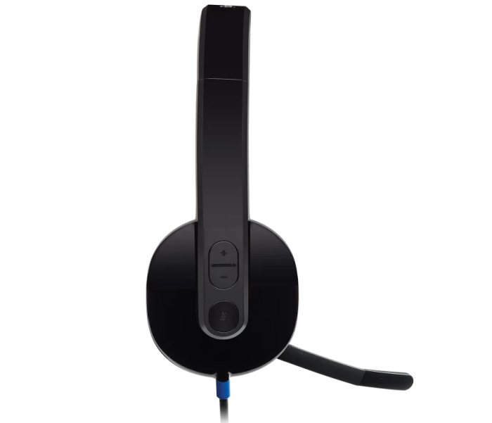 Logitech Headset H540 USB Headset Laser Tuned Drivers Comfortable Padding On Ear Audio Controls  Plug & Play - Image 3