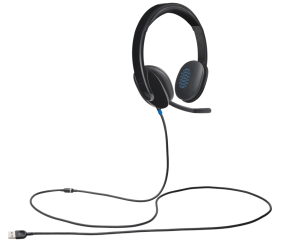 Logitech Headset H540 USB Headset Laser Tuned Drivers Comfortable Padding On Ear Audio Controls Plug & Play - Image 4