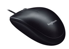 Logitech Corded Mouse M90 - Black - Image 3