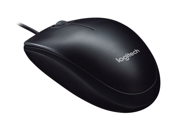 Logitech Corded Mouse M90 - Black - Image 3