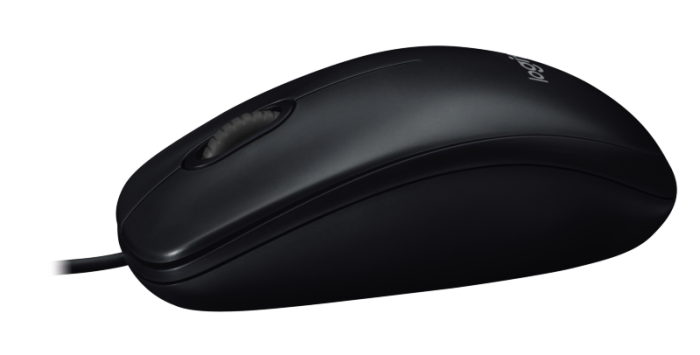 Logitech Corded Mouse M90 - Black - Image 4