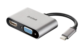 D-Link DUB-V210 - USB-C to HDMI/VGA Adapter