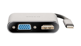 D-Link DUB-V210 - USB-C to HDMI/VGA Adapter - Image 3