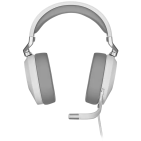 Corsair HS65 SURROUND Wired Gaming Headset - White for PC/Mobile/Console - Image 2