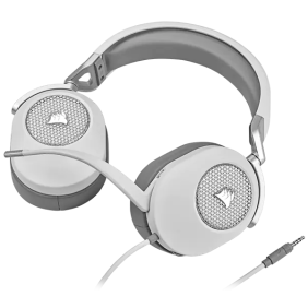 Corsair HS65 SURROUND Wired Gaming Headset - White for PC/Mobile/Console - Image 3