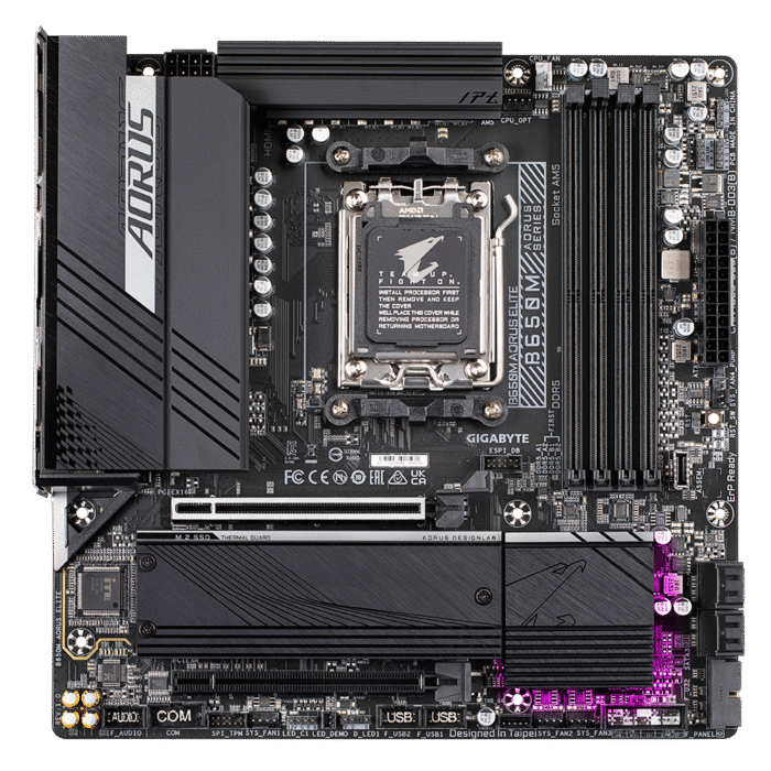 Gigabyte B650M AORUS ELITE - AM5 - Image 2