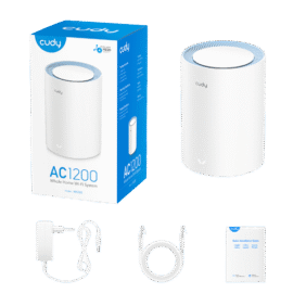 Cudy M1200 AC1200 Dual-Band Whole Home Mesh Wi-Fi Router – White x1 - Image 4