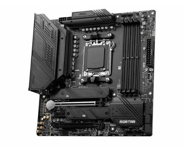 MSI MAG B650M Mortar WIFI AMD AM5 mATX Gaming Motherboard - Image 3