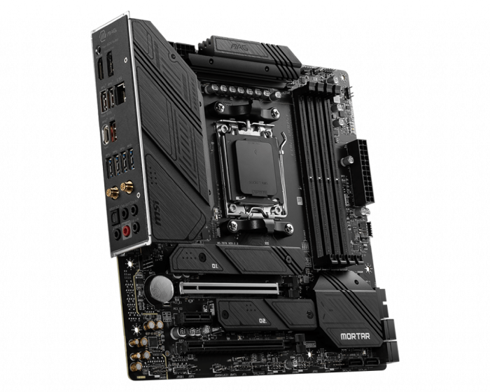 MSI MAG B650M Mortar WIFI AMD AM5 mATX Gaming Motherboard - Image 4