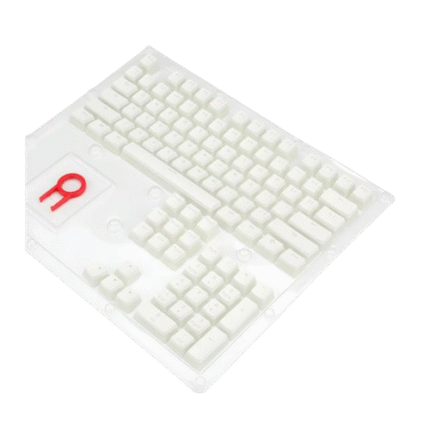 REDRAGON 104 SCARAB Mechanical Key Caps - White - End of Life