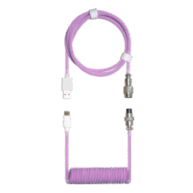 Cooler Master Coiled Keyboard Cable - Dream Purple