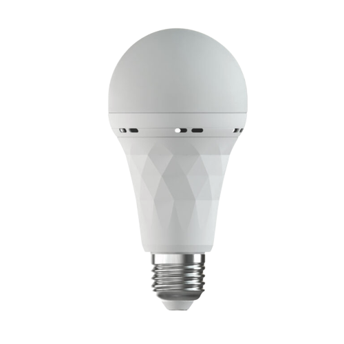 GEB9WE27 Gizzu Everglow Rechargeable Warm White Emergency LED Bulb – Screw-In - Image 1
