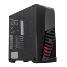 Cooler Master MasterBox K501L ATX Tower Red LED Case With Front Bottom Mesh Design Panel