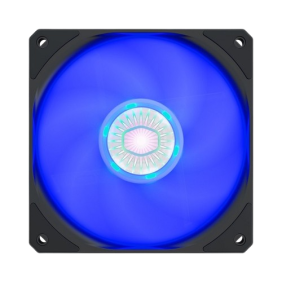 Cooler Master Sickleflow 120mm Case Fan With Blue LED Lighting And New Air Balance Blade - Black Colour