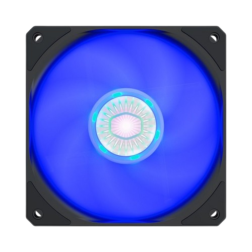 MFX-B2DN-18NPB-R1 (1) Cooler Master Sickleflow 120mm Case Fan With Blue LED Lighting And New Air Balance Blade - Black Colour - Image 1