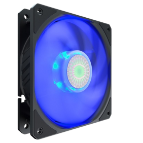 Cooler Master Sickleflow 120mm Case Fan With Blue LED Lighting And New Air Balance Blade - Black Colour - Image 2