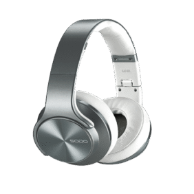 SODO MH5 2-IN-1 BLUETOOTH / NFC HEADSET AND SPEAKER WITH BUILT-IN MICROPHONE AND FM TUNER - GREY