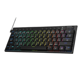 Redragon Horus Mini 61Key Red Switch RGB Low Profile Gaming Mechanical Keyboard – Black - Image 3
