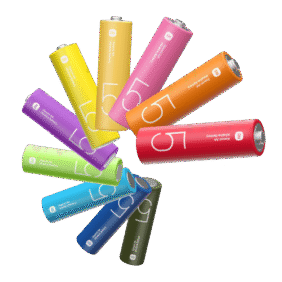 Xiaomi AA Rainbow Batteries (10 Pack)