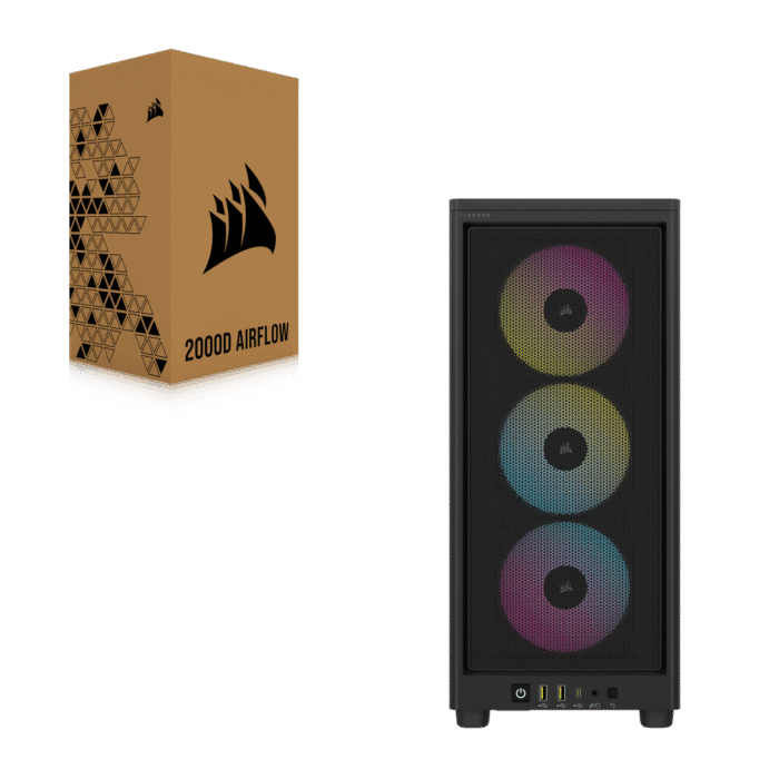 Corsair 2000D RGB AIRFLOW Mini-ITX PC Case - Black - Image 13