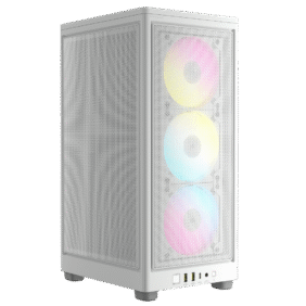 Corsair 2000D RGB AIRFLOW Mini-ITX PC Case - White