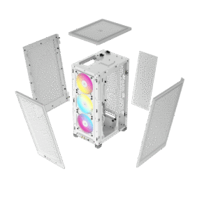 Corsair 2000D RGB AIRFLOW Mini-ITX PC Case - White - Image 12