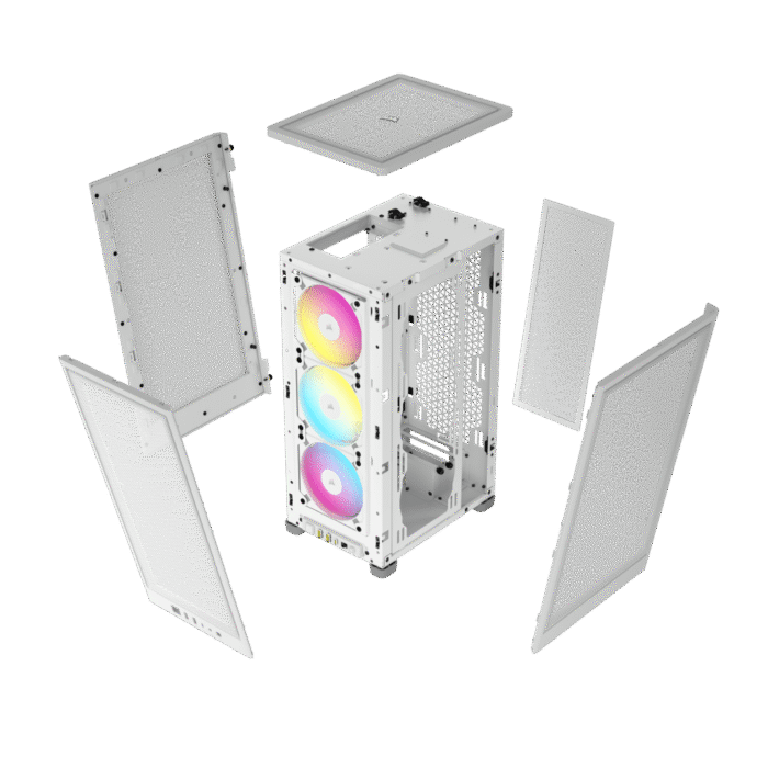 Corsair 2000D RGB AIRFLOW Mini-ITX PC Case - White - Image 12