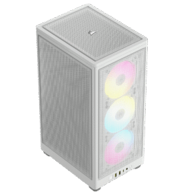 Corsair 2000D RGB AIRFLOW Mini-ITX PC Case - White - Image 2