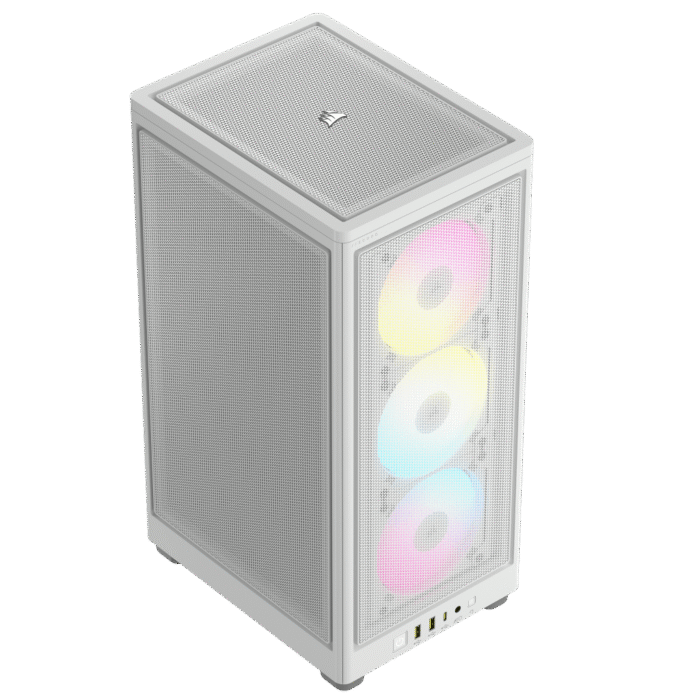 Corsair 2000D RGB AIRFLOW Mini-ITX PC Case - White - Image 2