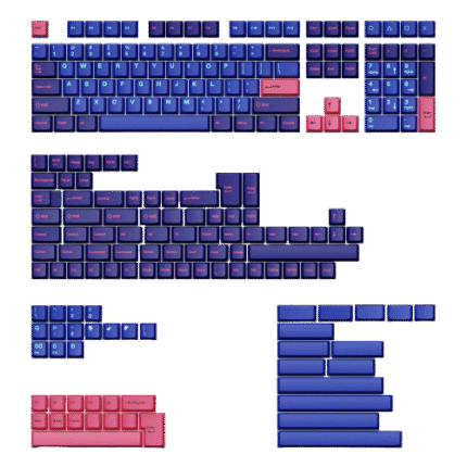Keychron Cherry Profile Double - Shot PBT Full Set Keycaps - Player - End of Life