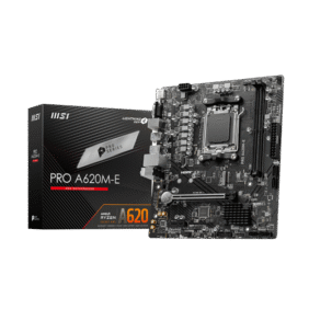 MSI PRO A620M-E AMD AM5 mATX Gaming Motherboard