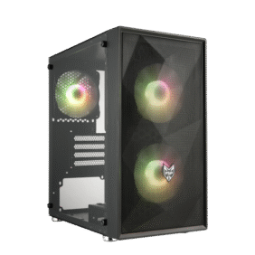 FSP CST130 Basic M-ATX Gaming Chassis – Black - Image 2