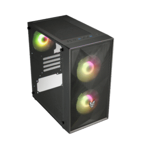 FSP CST130 Basic M-ATX Gaming Chassis – Black - Image 3