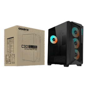 GIGABYTE C301 GLASS - Type C - Black - Image 8